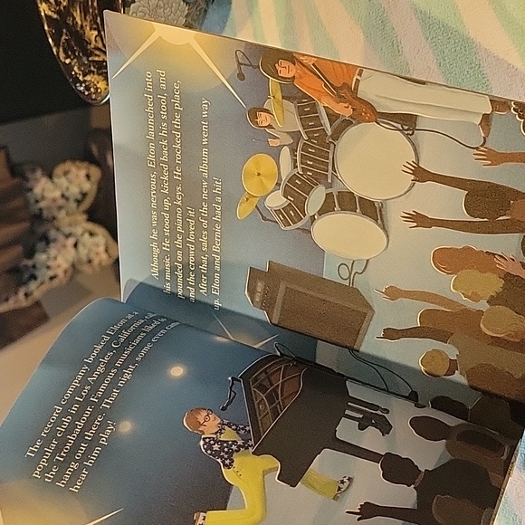 Elton John Little Golden Books Biography.NEW! - Picture 4 of 5